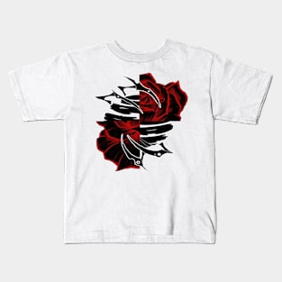 Putting Down the Roses, Picking Up the Sword Kids T-Shirt